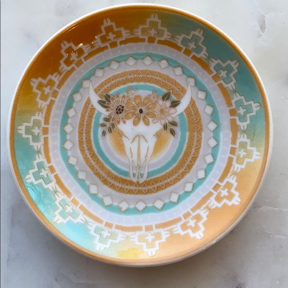 Boho boot barn skull jewelry holder